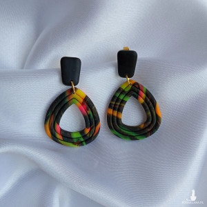 "Freya"- kolczyki z gliny polimerowej.