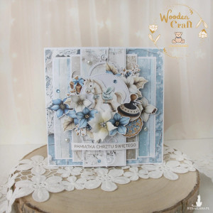 Kartka na chrzest święty, pamiątka chrztu "JolySeason2"GOTOWA