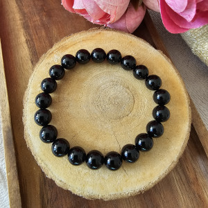 Bransoletka - amulet z czarnego turmalinu