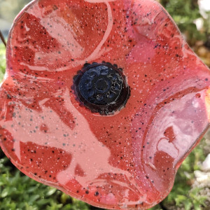 kwiat ceramiczny na patyku