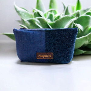 Granatowa kosmetyczka MIDI