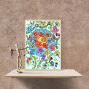 70. KOŁO ŻYCIA - rysunek, plakat.