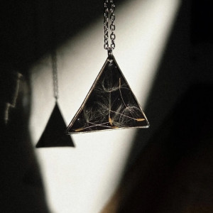 Naszyjnik z dmuchawcem