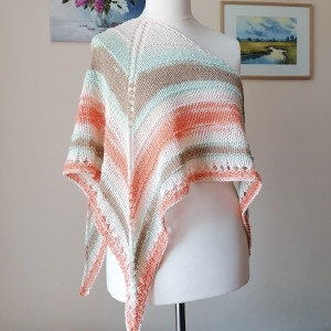 RĘCZNIE NA DRUTACH - Bawełniane pastele