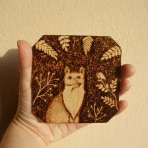 podstawka pod kubek - las