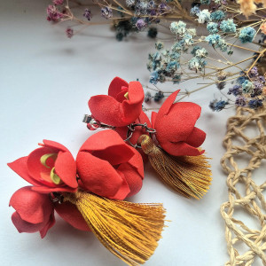 Klipsy długie lekkie Boho