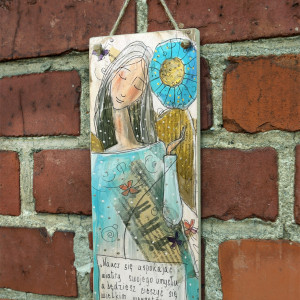 Deseczka z sentencją "Naucz się uspokajać wiatry swojego umysłu..."