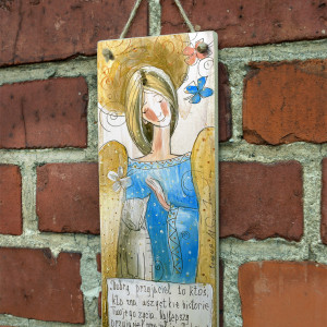 Deseczka z sentencją "Dobry przyjaciel..."