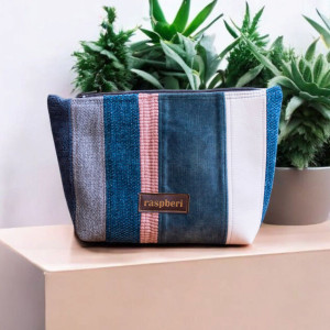 Patchworkowa kolorowa kosmetyczka MAXI