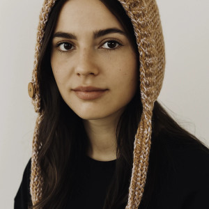 Balaclava kominiarka kaptur zamiast czapki z wełną merino i bawełną