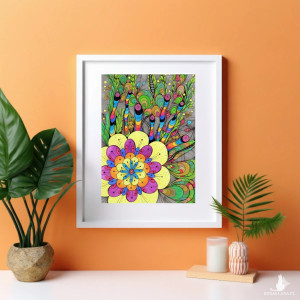 27. ZAROŚLA - rysunek, plakat.