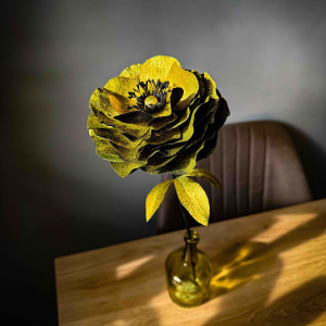 Kwiatek czarno-złoty (rozmiar M)