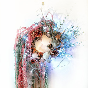 Wianek dla Lodowej Księżniczki – magiczna zimowa dekoracja pełna blasku i uroku!