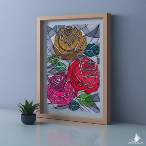 32. RÓŻE- rysunek, plakat.