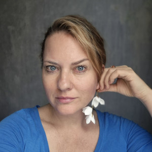 Kolczyki białe kwiaty