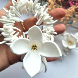 Klipsy szalone ukwiecone koła