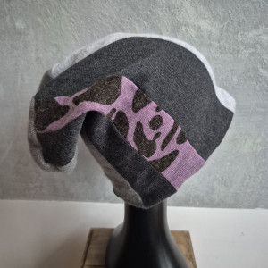 Czapka damska patchworkowa uniwersalna