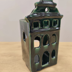 kamieniczka ceramiczna - lampion