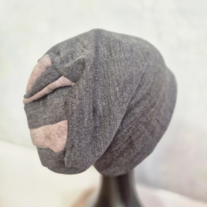 Czapka uniseks szara  box t1