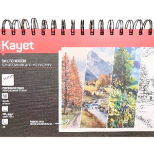 szkicownik artystyczny, artystyczny szkicownik A5,szkicownik do akwarelek, mały szkicownik do rysunków