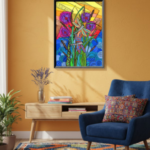 31. WAŻKI - rysunek, plakat.