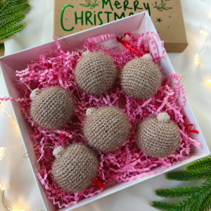 Bombki na choinkę, Ozdoby świąteczne, Zestaw bombek choinkowych