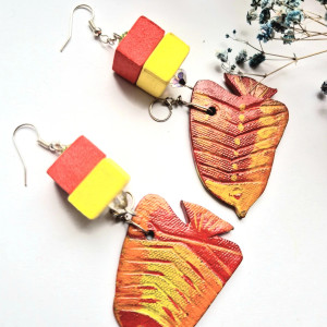 Kolczyki ceramiczne ryby