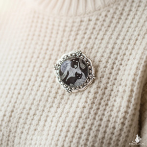 6748 Broszka Pies i Kot - Harmonia Przyjaźni Zwierząt Pin