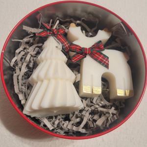 Zestaw upominkowy świec sojowych w puszce