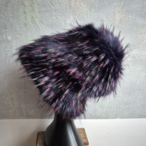 Futrzana  sztuczne futro czapka