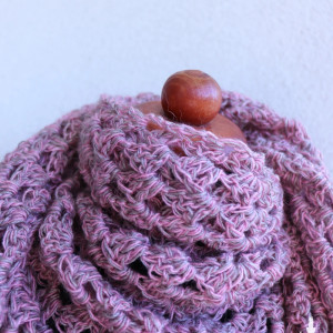 Chusta apaszka na szydełku Asia