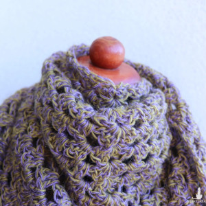 Chusta apaszka na szydełku Agnieszka