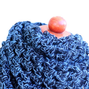 Chusta apaszka na szydełku Danusia