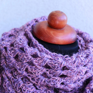 Chusta apaszka na szydełku Emilka