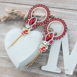 Kolczyki sutasz Świąteczne