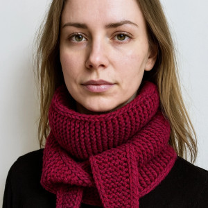 Ręcznie robiony ciepły szalik komin otulacz Sophie