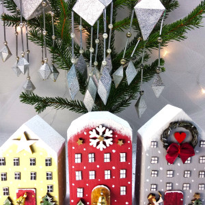 Domki śnieżne - to symbol ciepła i rodzinnych chwil.