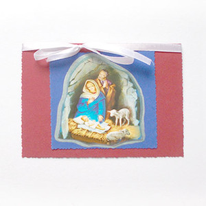 szopka kartki na Boże Narodzenie, stajenka kartki świąteczne, Boże Narodzenie kartka ze stajenką, kartki na święta Bożego Narodzenie, świąteczne kartki bez życzeń, kartki w stylu retro puste