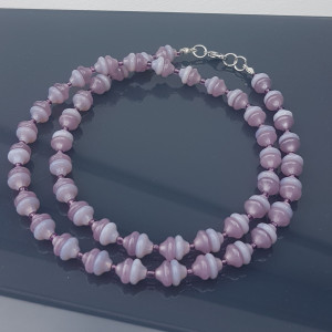 Naszyjnik Korale Langustka Fiolet