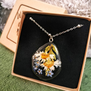 Naszyjnik kwiat paproci