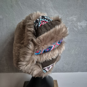 Futrzana  sztuczne futro beż