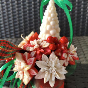 Mini Świąteczny Candle Box z aromatem