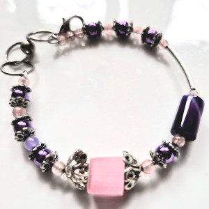 Bransoletka uniwersalna fiolet