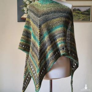 Wyjątkowa chusta 100% najszlachetniejszej japońskiej Noro