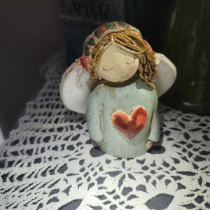Aniołek ceramiczny