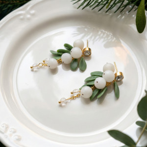 Kolczyki z jemiołą