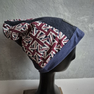 Czapka patchworkowa codzienna