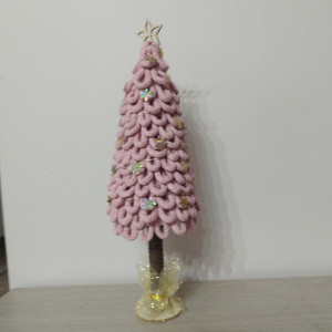 Choinka ze sznurka bawełnianego