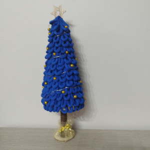 Choinka ze sznurka bawełnianego