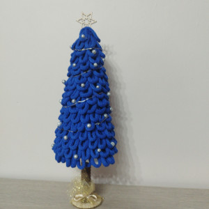 Choinka ze sznurka bawełnianego